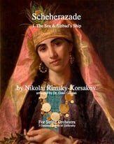 Scheherazade - I. The Sea and Sinbad's Ship Orchestra sheet music cover